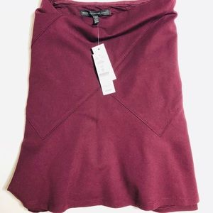 White House Black Market Ponte Flirty Skirt